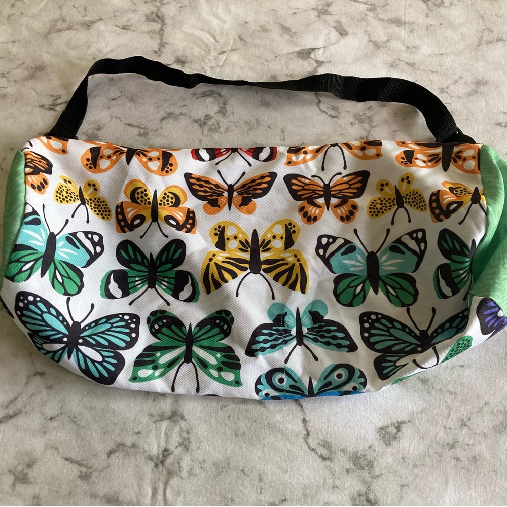 rainbow Butterfly Print bag